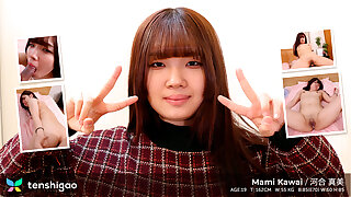 Thick Young Babe With Bangs Mami Kawai In Her First Ever Filmed Creampie - Tenshigao (テンシガオ)